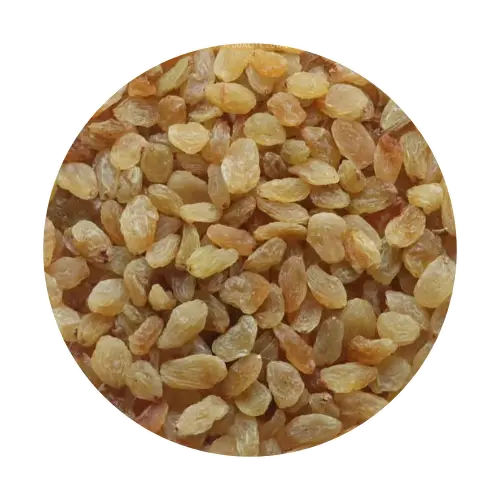 Naturally processed golden raisins with attractive colour